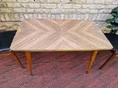 Vintažinis mid century stalas -transformeris - nuotraukos Nr. 4
