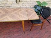 Vintažinis mid century stalas -transformeris - nuotraukos Nr. 7