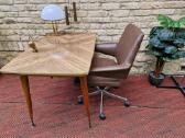 Vintažinė mid century autorinė darbo kėdė - nuotraukos Nr. 25