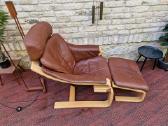 Vintažinis mid century poilsio fotelis "Kroken" - nuotraukos Nr. 2