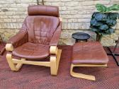 Vintažinis mid century poilsio fotelis "Kroken" - nuotraukos Nr. 6