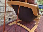 Vintažinis mid century poilsio fotelis "Kroken" - nuotraukos Nr. 16