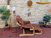 Vintažinis mid century poilsio fotelis "Kroken" - nuotraukos Nr. 17
