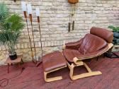 Vintažinis mid century poilsio fotelis "Kroken" - nuotraukos Nr. 29