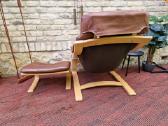 Vintažinis mid century poilsio fotelis "Kroken" - nuotraukos Nr. 32