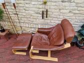 Vintažinis mid century poilsio fotelis "Kroken" - nuotraukos Nr. 35
