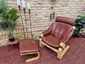 Vintažinis mid century poilsio fotelis "Kroken" - nuotraukos Nr. 36