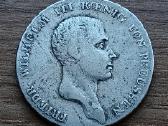 Sidabrinis Prūsijos 1 taleris 1814 m. - nuotraukos Nr. 2