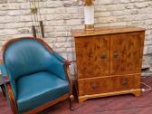 Vintažinė mid century riešutmedžio audio spintelė - nuotraukos Nr. 3