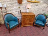 Vintažinė mid century riešutmedžio spintelė - nuotraukos Nr. 36