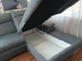 Kampine sofa su miegama dalim - nuotraukos Nr. 3