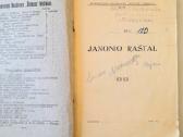 J Janonio raštai 1921m. - nuotraukos Nr. 3