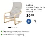 Ikėa foteliai su kavos staliukais - nuotraukos Nr. 5