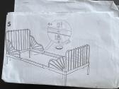Metalinė Ikea Minnen lova 200x80 - nuotraukos Nr. 2