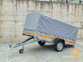 Nauja 2.6m priekaba su 80cm tentu - nuotraukos Nr. 2