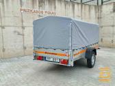 Nauja 2.6m priekaba su 80cm tentu - nuotraukos Nr. 4