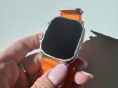 Apple Watch ultra 49mm titanium orange alpine loop