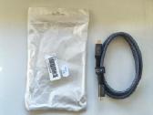 1.0m. Usb4 Type-c kabelis 40gbps 240w 8k