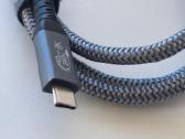 1.0m. Usb4 Type-c kabelis 40gbps 240w 8k - nuotraukos Nr. 2