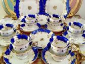 Coalport antikvarinis servyzas trio komplektas