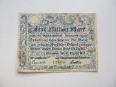 1 milijonas markiu , Hannover Vokietija , 1923