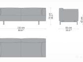 Cassina sofa Met, Piero Lissoni 1996 - nuotraukos Nr. 6