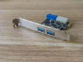 Usb 3.0 korta pci-e jungtis 2 lizdai