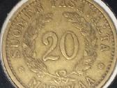 Suomija 20 markių 1937 - nuotraukos Nr. 2