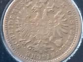 Austrija 1 kreiceris 1885