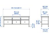 Ikea Hemnes firmos TV staliukas - nuotraukos Nr. 2