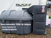 Kuro kolonėlė 1500 ltr talpos, degalų talpa