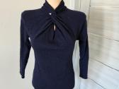 Mėlyna merino vilnos suknelė Ralph Lauren