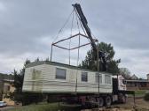 Modulių, pirčių, konteinerių, termobūdų transporta - nuotraukos Nr. 5