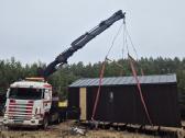Modulių, pirčių, konteinerių, termobūdų transporta - nuotraukos Nr. 3