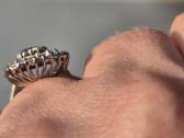 750 aukso žiedas, 1.55 ct. natūralūs briliantai - nuotraukos Nr. 4