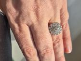 750 aukso žiedas, 1.55 ct. natūralūs briliantai - nuotraukos Nr. 6