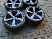 R 20 Audi ratlankai su padangomis
