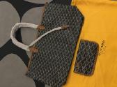 Goyard Saint Louis Gm / Pm rankinė su pinigine