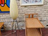 Vintažinis mid century serviravimo staliukas - nuotraukos Nr. 10