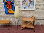 Vintažinis mid century serviravimo staliukas - nuotraukos Nr. 13