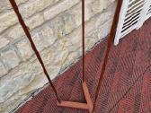Vintažinis mid century tikmedžio toršeras - nuotraukos Nr. 14