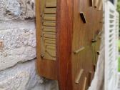 Vintažinis mid century sieninis laikrodis - nuotraukos Nr. 10