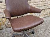 Vintažinė mid century autorinė darbo kėdė - nuotraukos Nr. 37