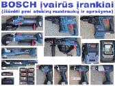 Bosch 18v įrankiai 14 modelių