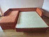Kampinė sofa su miegamąja dalim ir patalynės dėžėm - nuotraukos Nr. 4