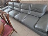 Ypač kokybiška natūralios odos,didelė sofa - nuotraukos Nr. 7