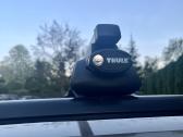 Thule skersiniai + laikikliai + dviračio laikiklis