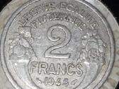 Prancūzija 2 frankai 1945 - nuotraukos Nr. 2
