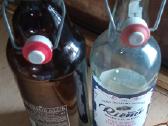 1 ltr stikliniai buteliai