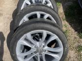 Audi A4 A6 ratlankiai R18 su geromis padangomis